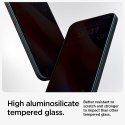 SZKŁO HARTOWANE SPIGEN GLAS.TR "EZ FIT" 2-PACK IPHONE 15 / 16 PRIVACY Spigen