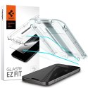 SZKŁO HARTOWANE SPIGEN GLAS.TR "EZ FIT" 2-PACK IPHONE 15 PRO CLEAR Spigen
