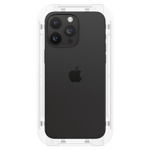 SZKŁO HARTOWANE SPIGEN GLAS.TR "EZ FIT" FC 2-PACK IPHONE 15 PRO BLACK Spigen