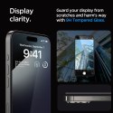 SZKŁO HARTOWANE SPIGEN GLAS.TR "EZ FIT" FC 2-PACK IPHONE 15 PRO BLACK Spigen