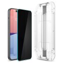 SZKŁO HARTOWANE SPIGEN GLAS.TR "EZ FIT" IPHONE 15 PLUS / 16 PLUS PRIVACY Spigen