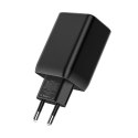 TECH-PROTECT C65W 3-PORT NETWORK CHARGER PD 65W / QC3.0 BLACK Tech-Protect