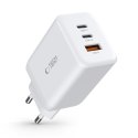 TECH-PROTECT C65W 3-PORT NETWORK CHARGER PD 65W / QC3.0 WHITE Tech-Protect