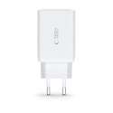 TECH-PROTECT C65W 3-PORT NETWORK CHARGER PD 65W / QC3.0 WHITE Tech-Protect
