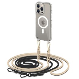 TECH-PROTECT FLEXAIR CHAIN MAGSAFE IPHONE 15 PRO BLACK & BEIGE Tech-Protect