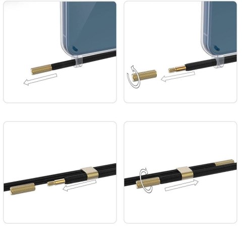 TECH-PROTECT FLEXAIR CHAIN MAGSAFE IPHONE 15 PRO BLACK & BEIGE Tech-Protect