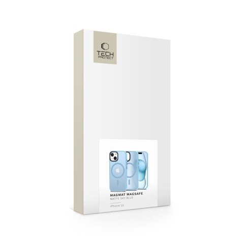 TECH-PROTECT MAGMAT MAGSAFE IPHONE 15 MATTE SKY BLUE Tech-Protect