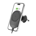TECH-PROTECT MM15W-V1 MAGNETIC MAGSAFE VENT CAR MOUNT WIRELESS CHARGER 15W BLACK Tech-Protect