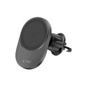 TECH-PROTECT MM15W-V1 MAGNETIC MAGSAFE VENT CAR MOUNT WIRELESS CHARGER 15W BLACK Tech-Protect