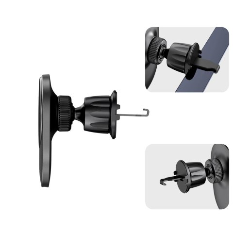 TECH-PROTECT MM15W-V1 MAGNETIC MAGSAFE VENT CAR MOUNT WIRELESS CHARGER 15W BLACK Tech-Protect