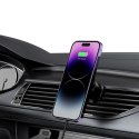 TECH-PROTECT MM15W-V1 MAGNETIC MAGSAFE VENT CAR MOUNT WIRELESS CHARGER 15W BLACK Tech-Protect