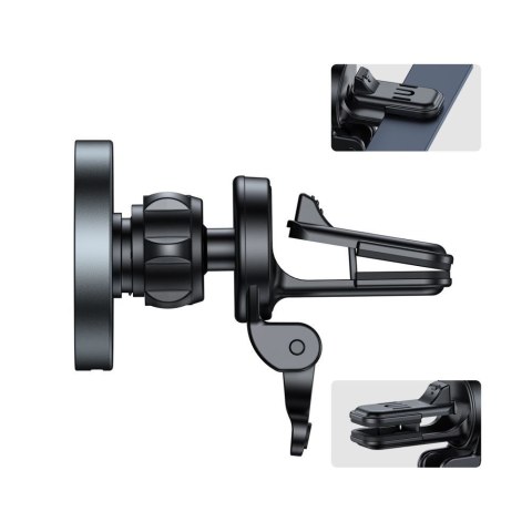 TECH-PROTECT MM15W-V5 MAGNETIC MAGSAFE VENT CAR MOUNT WIRELESS CHARGER 15W BLACK Tech-Protect