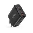 TECH-PROTECT NC100W-GAN 4-PORT NETWORK CHARGER PD 100W / QC3.0 BLACK Tech-Protect