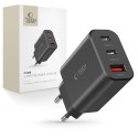 TECH-PROTECT NC30W 3-PORT NETWORK CHARGER PD 30W / QC3.0 BLACK Tech-Protect