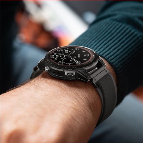 TECH-PROTECT NYLON GARMIN FENIX 5X / 5X PLUS / 6X / 6X PRO / 7X / 8 / 8 PRO (51 MM) BLACK/ORANGE Tech-Protect