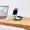 TECH-PROTECT QI15W-A27 3IN1 MAGNETIC MAGSAFE WIRELESS CHARGER BLACK Tech-Protect
