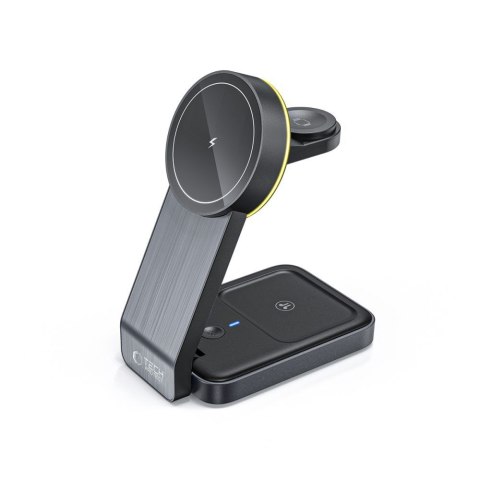 TECH-PROTECT QI15W-A28 3IN1 MAGNETIC MAGSAFE WIRELESS CHARGER BLACK Tech-Protect
