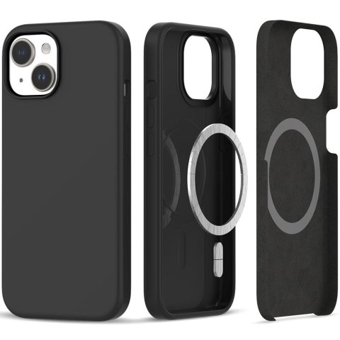 TECH-PROTECT SILICONE MAGSAFE IPHONE 15 MATTE BLACK Tech-Protect