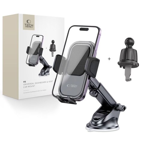 TECH-PROTECT V6 UNIVERSAL DASHBOARD & VENT CAR MOUNT BLACK Tech-Protect