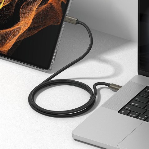 RINGKE USB 3.2 GEN 2X2 TYPE-C CABLE PD 240W 100CM BLACK Ringke