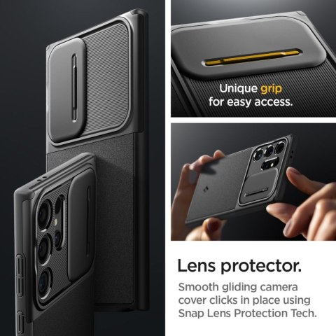 SPIGEN OPTIK ARMOR GALAXY S24 ULTRA BLACK Spigen