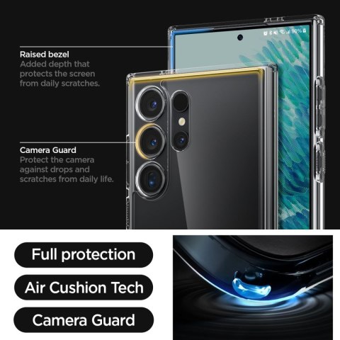 SPIGEN ULTRA HYBRID GALAXY S24 ULTRA CRYSTAL CLEAR Spigen