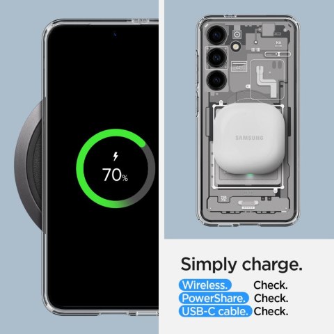 SPIGEN ULTRA HYBRID GALAXY S24 ZERO ONE WHITE Spigen