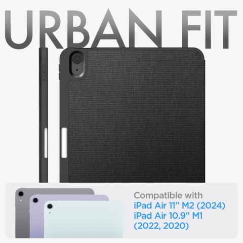 SPIGEN URBAN FIT IPAD AIR 10.9" 4 / 5 / 2020-2022 / 11" 6 / 7 / 8 / 2024-2026 BLACK Spigen
