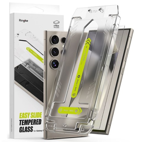 SZKŁO HARTOWANE RINGKE EASY SLIDE 2-PACK GALAXY S24 ULTRA CLEAR Ringke