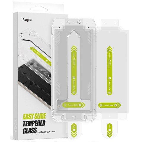 SZKŁO HARTOWANE RINGKE EASY SLIDE 2-PACK GALAXY S24 ULTRA CLEAR Ringke