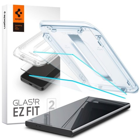 SZKŁO HARTOWANE SPIGEN GLAS.TR "EZ FIT" 2-PACK GALAXY S24 ULTRA CLEAR Spigen