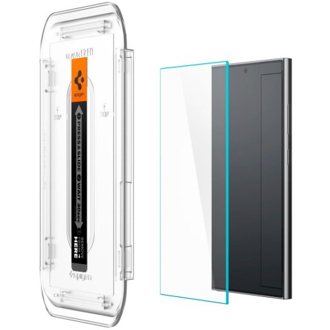 SZKŁO HARTOWANE SPIGEN GLAS.TR "EZ FIT" 2-PACK GALAXY S24 ULTRA CLEAR Spigen