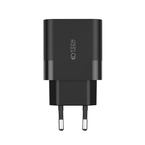 TECH-PROTECT C20W 2-PORT NETWORK CHARGER PD 20W BLACK Tech-Protect