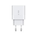 TECH-PROTECT C20W 2-PORT NETWORK CHARGER PD 20W + TYPE-C CABLE WHITE Tech-Protect