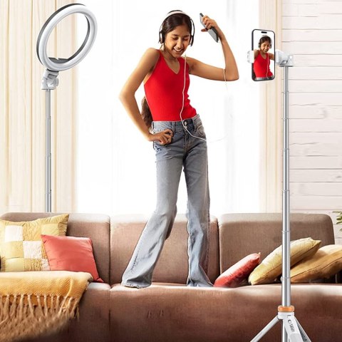 TECH-PROTECT L03S BLUETOOTH SELFIE STICK TRIPOD WHITE Tech-Protect