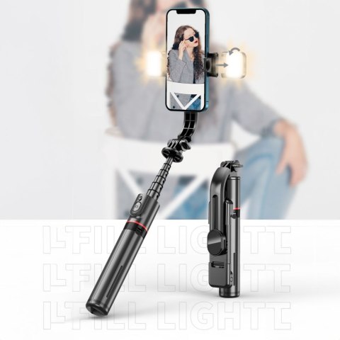 TECH-PROTECT L05S BLUETOOTH SELFIE STICK TRIPOD & LED LIGHT BLACK Tech-Protect