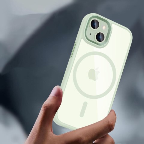 TECH-PROTECT MAGMAT MAGSAFE IPHONE 15 GREEN/CLEAR Tech-Protect