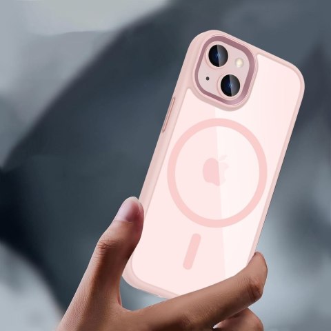 TECH-PROTECT MAGMAT MAGSAFE IPHONE 15 PINK/CLEAR Tech-Protect