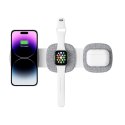 TECH-PROTECT QI15W-A32 3IN1 MAGNETIC MAGSAFE WIRELESS CHARGER GREY Tech-Protect