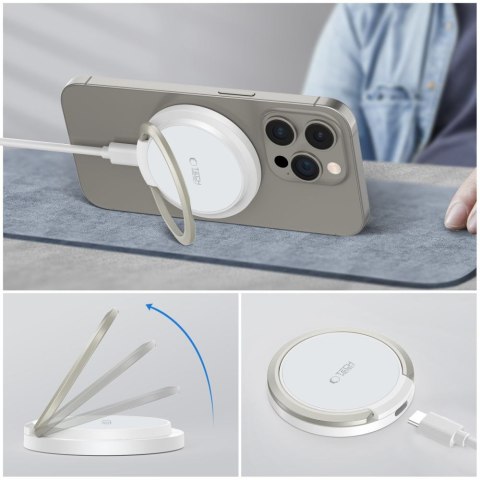 TECH-PROTECT QI15W-A33 MAGNETIC MAGSAFE WIRELESS CHARGER WHITE Tech-Protect