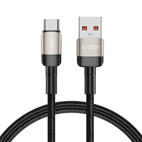 TECH-PROTECT ULTRABOOST EVO TYPE-C CABLE 100W/5A 100CM TITANIUM Tech-Protect