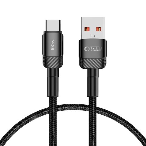 TECH-PROTECT ULTRABOOST EVO TYPE-C CABLE 100W/5A 50CM BLACK Tech-Protect