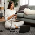 TECH-PROTECT ULTRABOOST EVO TYPE-C CABLE PD 100W / 5A 100CM TITANIUM Tech-Protect