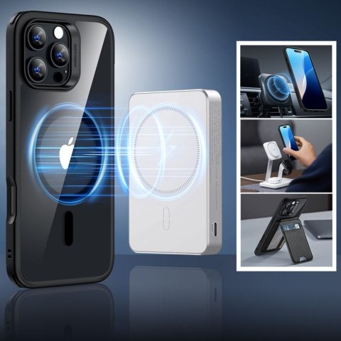 ESR CLASSIC HYBRID HALOLOCK MAGSAFE & TEMPERED GLASS IPHONE 16 PRO CLEAR/BLACK ESR