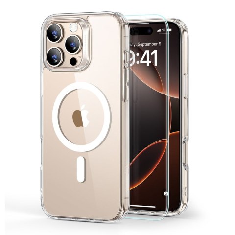 ESR CLASSIC HYBRID HALOLOCK MAGSAFE & TEMPERED GLASS IPHONE 16 PRO MAX CLEAR ESR
