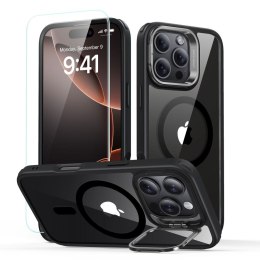 ESR CLASSIC HYBRID KICKSTAND HALOLOCK MAGSAFE & TEMPERED GLASS IPHONE 16 PRO CLEAR/BLACK ESR