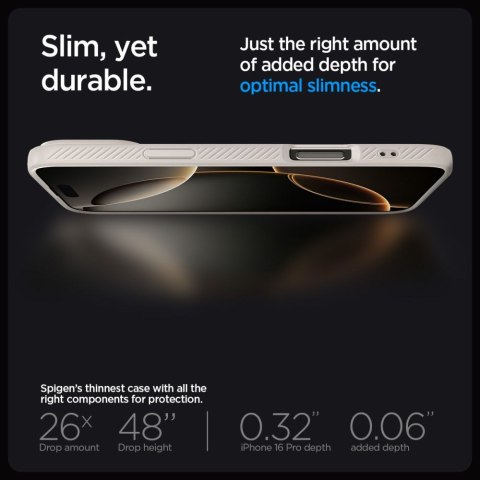 SPIGEN LIQUID AIR IPHONE 16 PRO MAX NATURAL TITANIUM Spigen