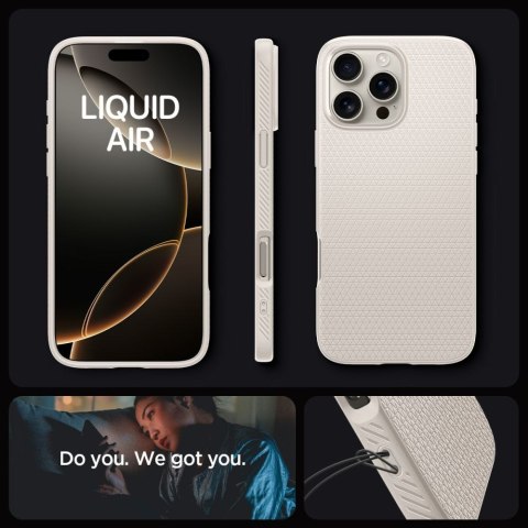 SPIGEN LIQUID AIR IPHONE 16 PRO MAX NATURAL TITANIUM Spigen