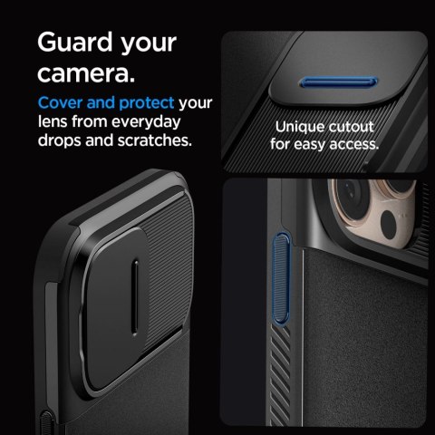 SPIGEN OPTIK ARMOR MAG MAGSAFE IPHONE 16 PRO MAX BLACK Spigen