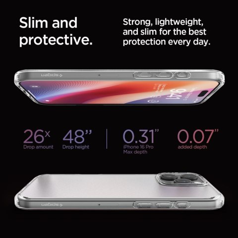 SPIGEN ULTRA HYBRID IPHONE 16 PRO MAX FROST CLEAR Spigen